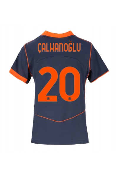 Inter Milan Hakan Calhanoglu #20 Jalkapallovaatteet Naisten Kolmaspaita 2025-26 Lyhythihainen Inter Milan Hakan Calhanoglu #20 Jalkapallovaatteet Naisten Kolmaspaita 2025-26 Lyhythihainen